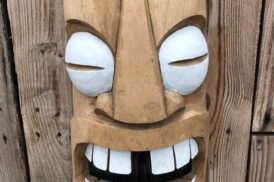 Masque Tiki 70cm (Bois)