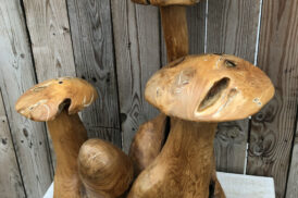 Mushroom group 80cm (Teak)